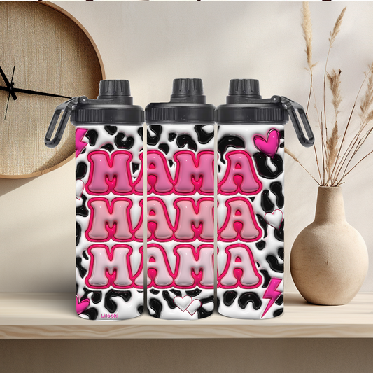 Tumbler / Thermosflasche mit Schraubverschluss - MAMA 3d