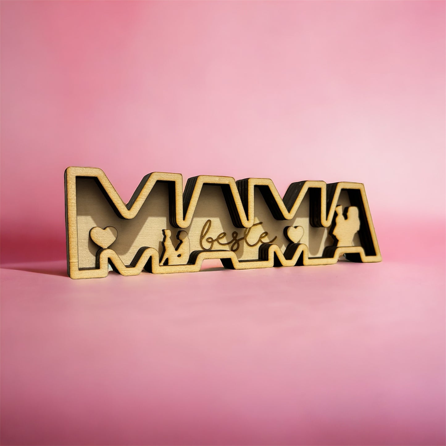 MAMA-Schild aus Holz 20cm