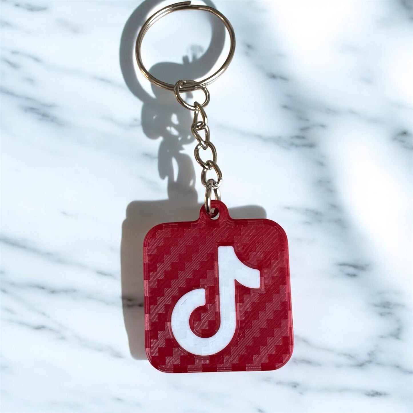 Personalisierter NFC-Schlüsselanhänger mit Instagram/Facebook/Tiktok oder NFC-Logo